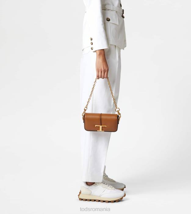 t geantă crossbody atemporală din piele mini femei Tod's 080D446 negru