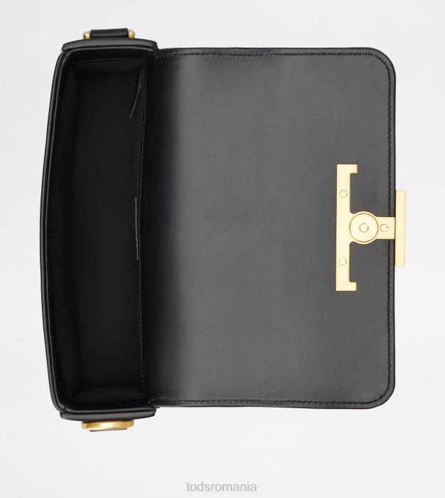 t geantă crossbody atemporală din piele mini femei Tod's 080D446 negru