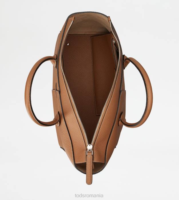 di geanta din piele mare femei Tod's 080D267 maro
