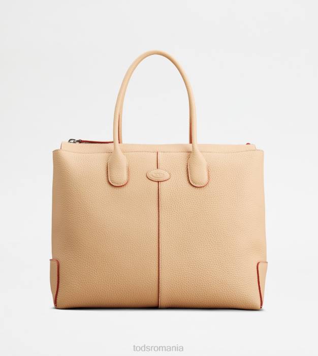 di geanta din piele mare femei Tod's 080D326 roz
