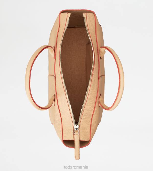 di geanta din piele mare femei Tod's 080D326 roz