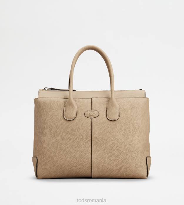 di geanta din piele mediu femei Tod's 080D259 bej