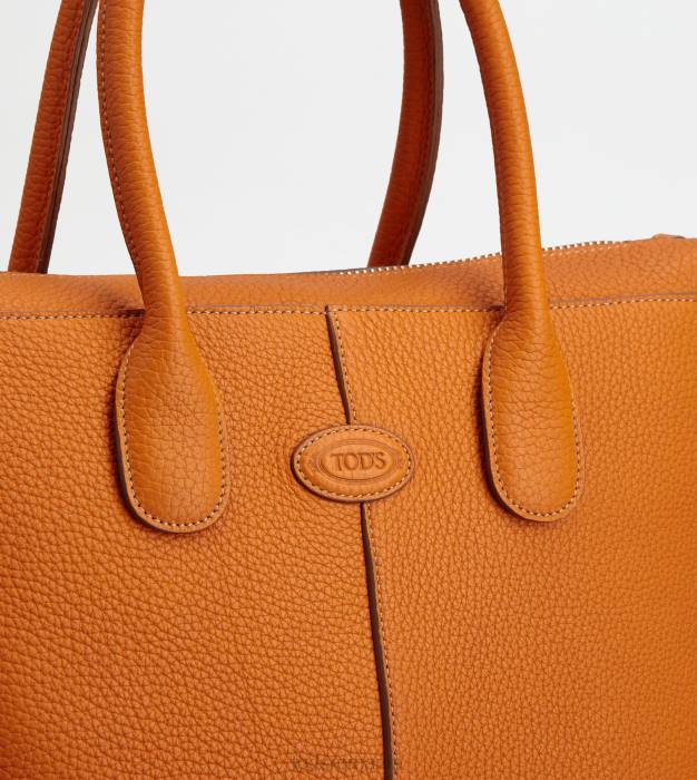 di geanta din piele mediu femei Tod's 080D261 portocale