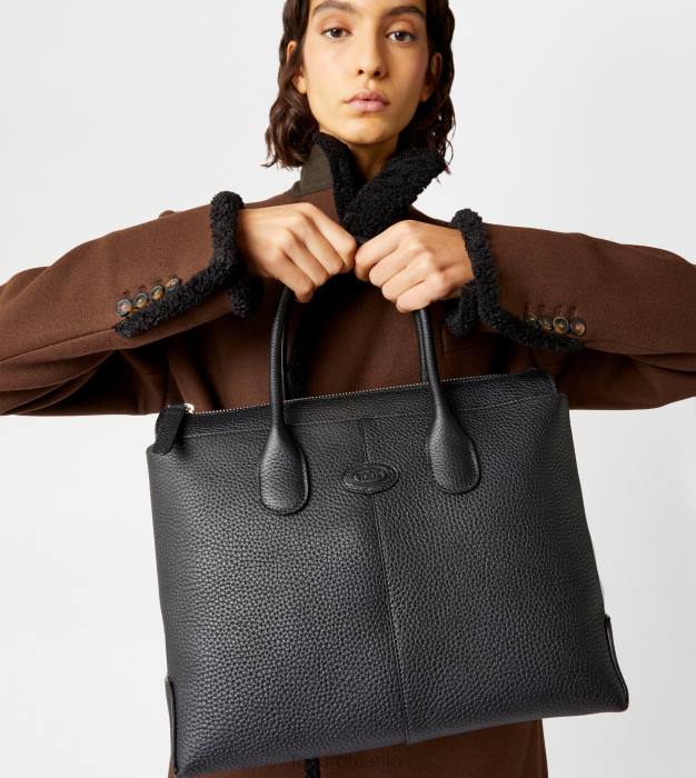 di geanta din piele mediu femei Tod's 080D262 negru