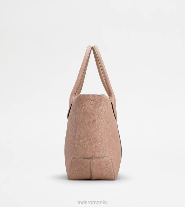 di geanta din piele mediu femei Tod's 080D263 roz