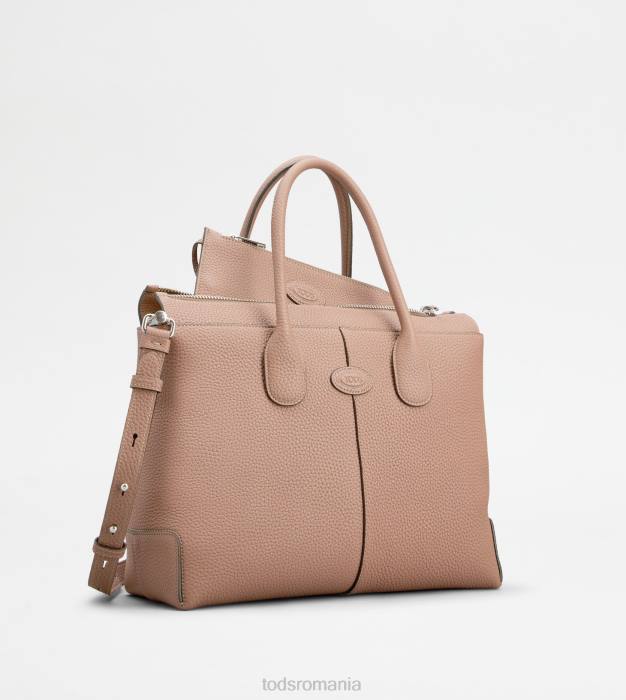 di geanta din piele mediu femei Tod's 080D263 roz
