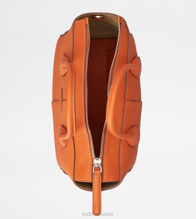 di geanta din piele mic femei Tod's 080D269 portocale