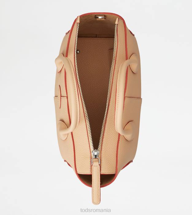 di geanta din piele mic femei Tod's 080D270 bej