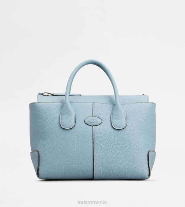 di geanta din piele mic femei Tod's 080D274 albastru deschis