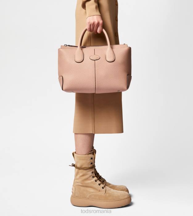 di geanta din piele mic femei Tod's 080D274 albastru deschis