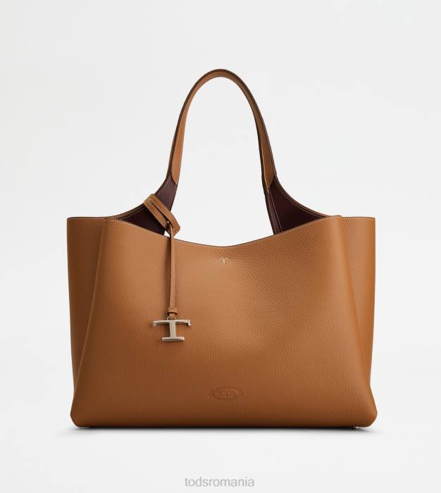 geanta din piele medie femei Tod's 080D296 maro