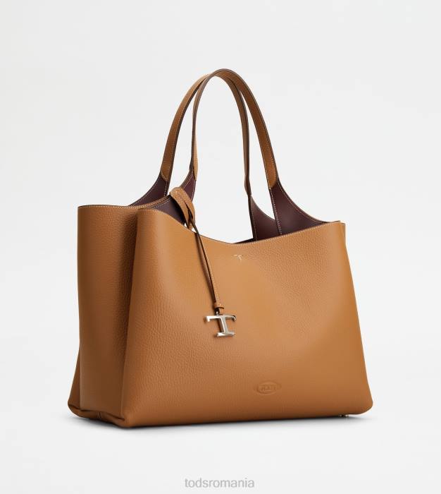 geanta din piele medie femei Tod's 080D296 maro