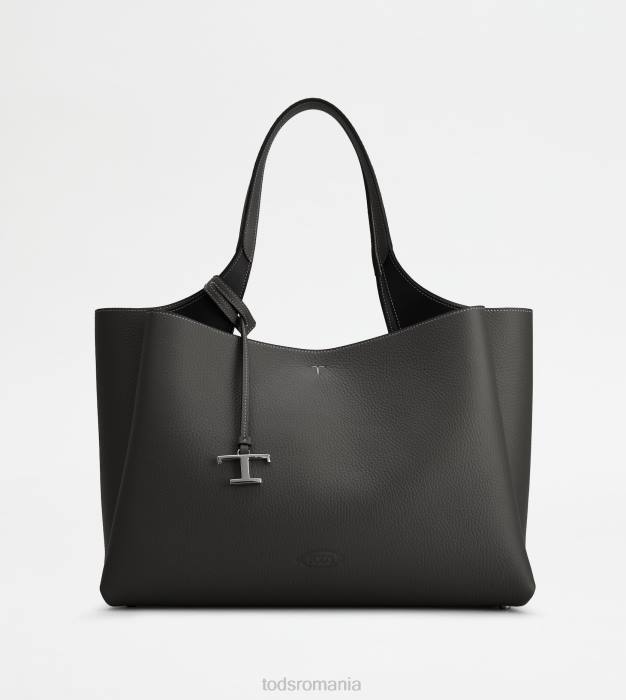 geanta din piele medie femei Tod's 080D298 negru