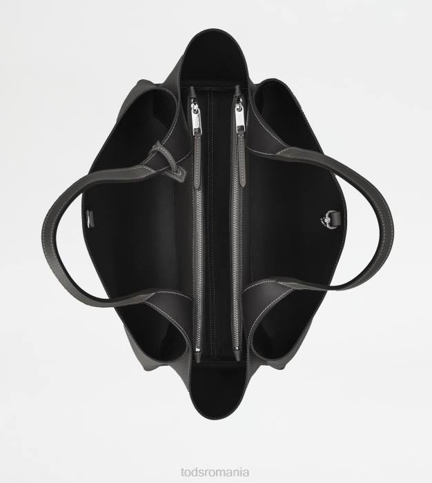 geanta din piele medie femei Tod's 080D298 negru