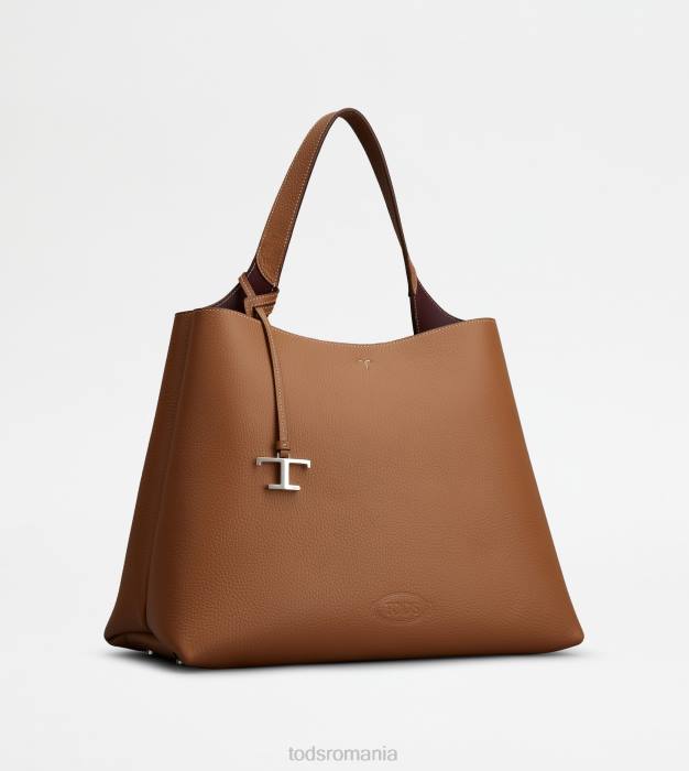 geanta din piele medie femei Tod's 080D309 maro