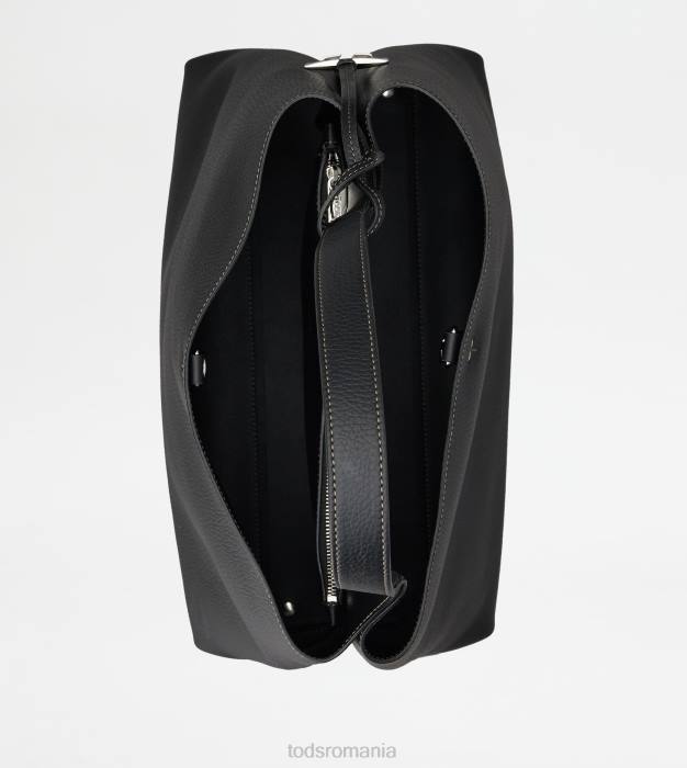 geanta din piele medie femei Tod's 080D315 negru