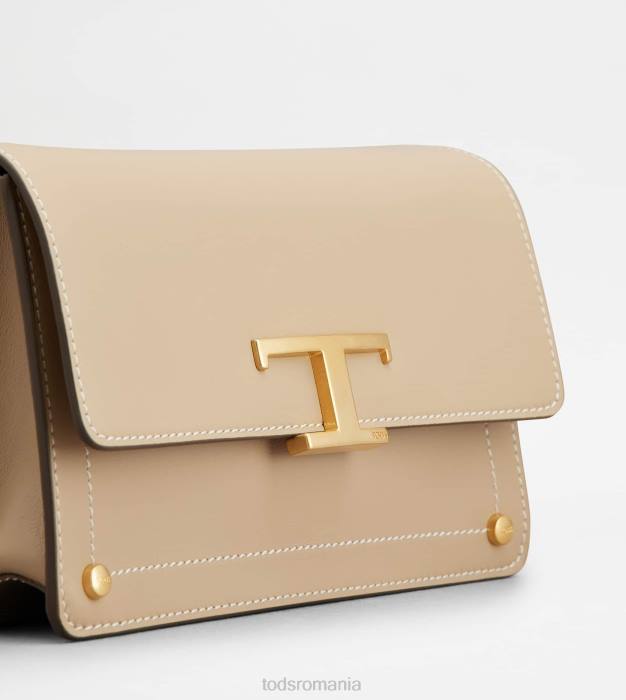 geanta de umar mini femei Tod's 080D402 bej