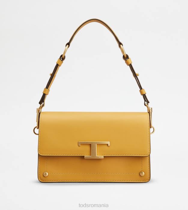 geanta de umar mini femei Tod's 080D405 galben