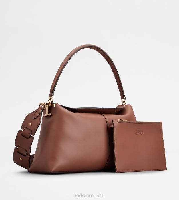 geanta de umar t husa din piele mic femei Tod's 080D395 maro