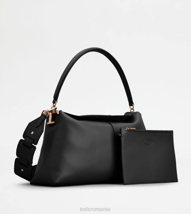 geanta de umar t husa din piele mic femei Tod's 080D399 negru