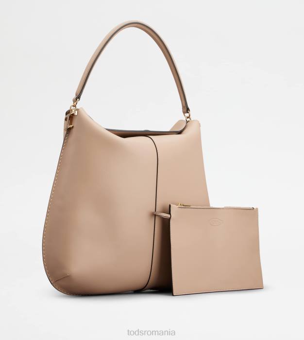 geanta hobo t husa din piele mare femei Tod's 080D392 roz