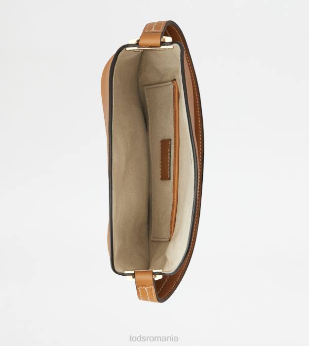 husa hobo bag t din piele micro femei Tod's 080D419 maro