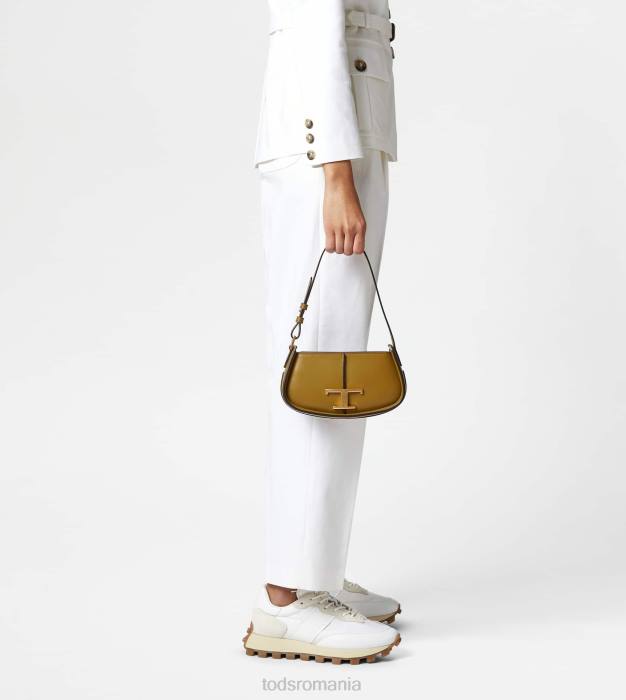 t geantă de umăr atemporală din piele micro femei Tod's 080D422 negru