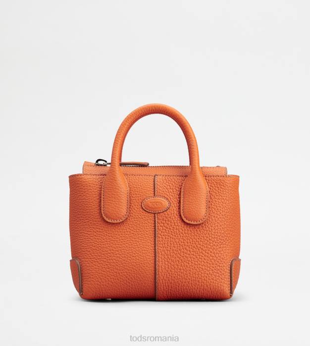 di geanta din piele mini femei Tod's 080D358 portocale