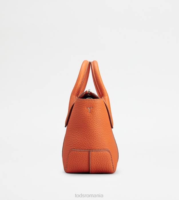 di geanta din piele mini femei Tod's 080D358 portocale