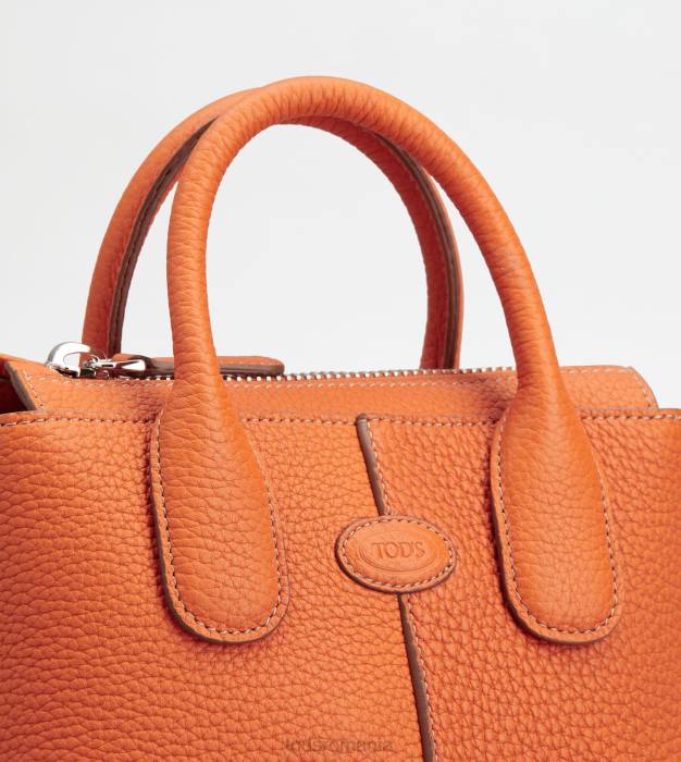 di geanta din piele mini femei Tod's 080D358 portocale