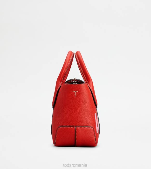 di geanta din piele mini femei Tod's 080D364 roșu