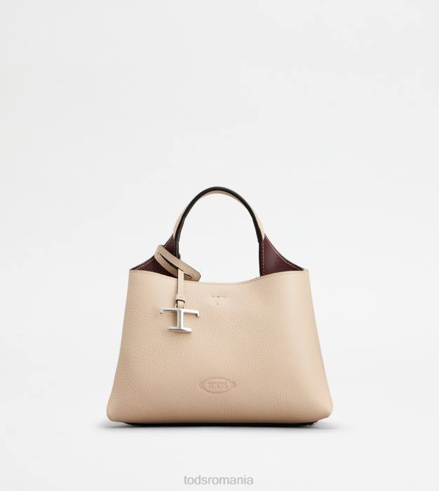geanta din piele micro femei Tod's 080D357 aproape alb