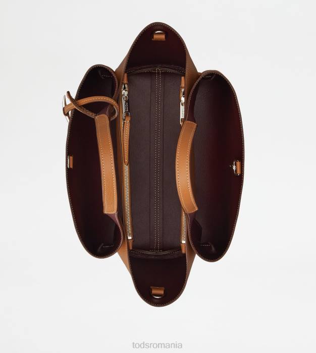 geanta din piele mini femei Tod's 080D359 maro