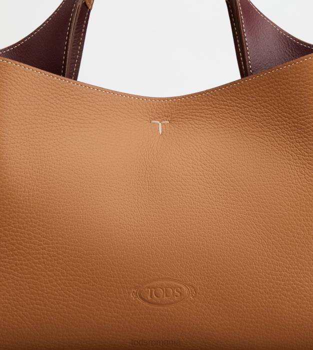 geanta din piele mini femei Tod's 080D359 maro