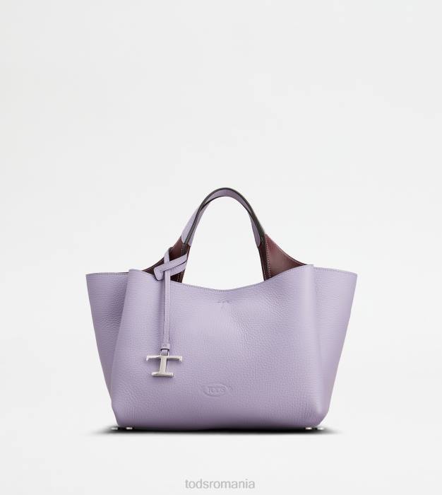 geanta din piele mini femei Tod's 080D372 violet