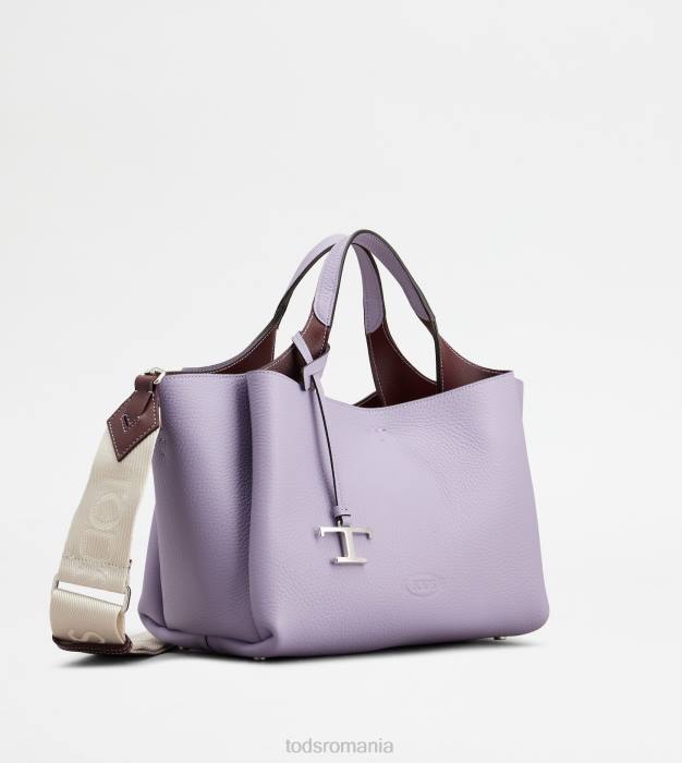 geanta din piele mini femei Tod's 080D372 violet