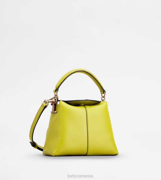 tote messenger bag t husă din piele micro femei Tod's 080D345 galben