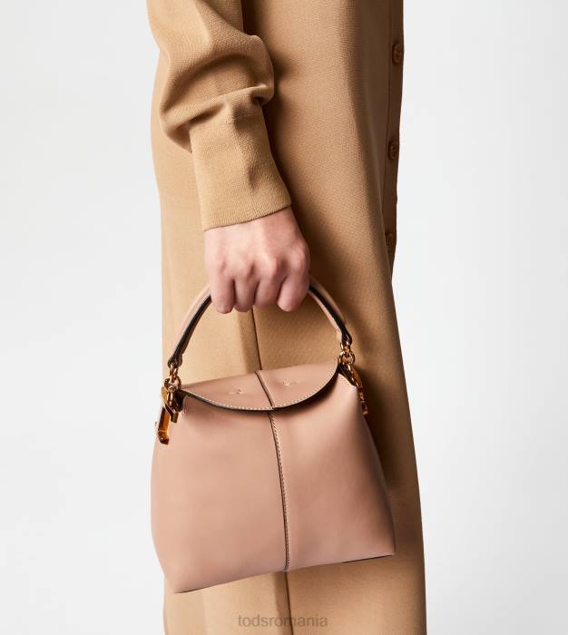 tote messenger bag t husă din piele micro femei Tod's 080D346 roz