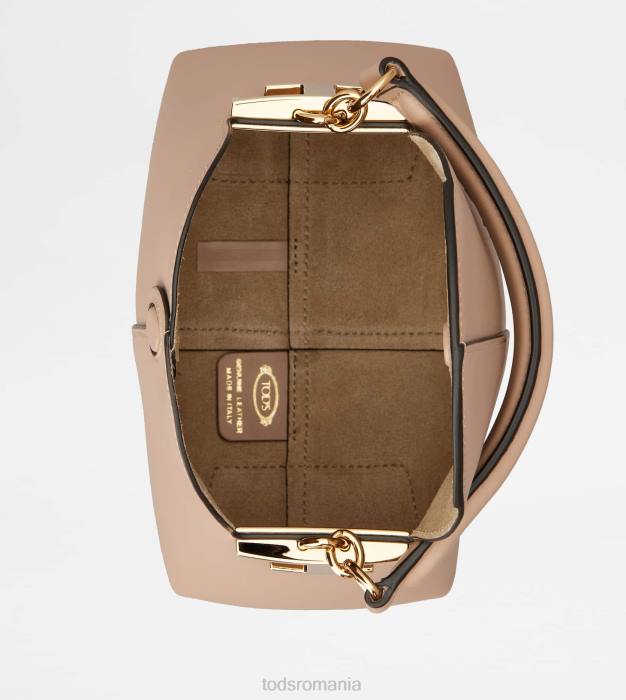 tote messenger bag t husă din piele micro femei Tod's 080D346 roz