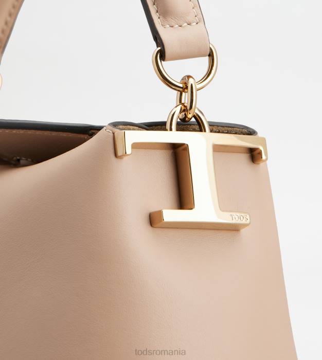 tote messenger bag t husă din piele micro femei Tod's 080D346 roz