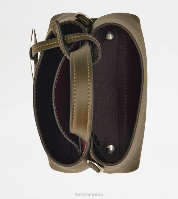 micro geanta din piele femei Tod's 080D459 verde