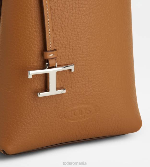 micro geanta din piele femei Tod's 080D461 maro