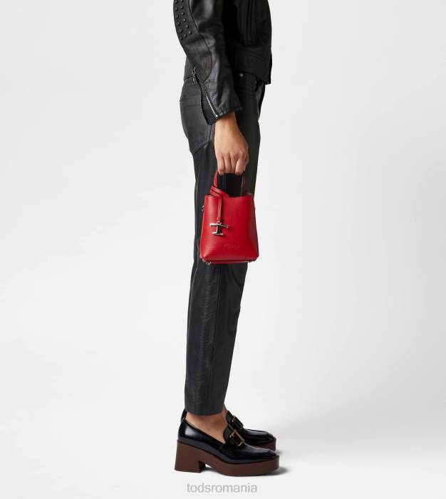 micro geanta din piele femei Tod's 080D469 alb