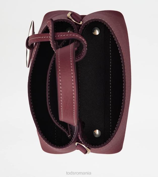 micro geanta din piele femei Tod's 080D472 violet