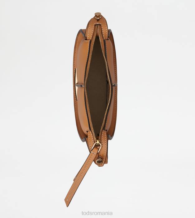 t geantă hobo atemporală din piele micro femei Tod's 080D464 maro